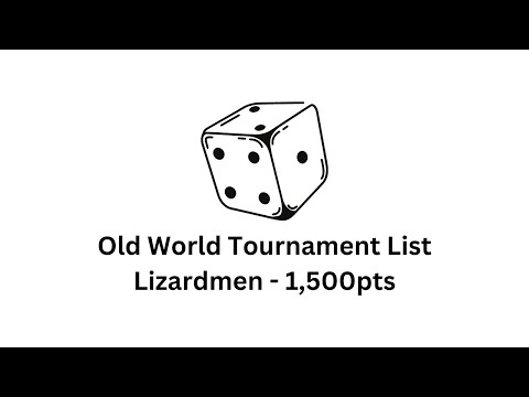 Warhammer The Old World 1,500pt Tournament Lizardmen List