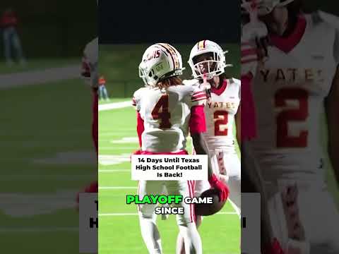 Posting 1 play every day until Texas High School Football is back! 14 Days left!