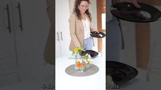 Video de Set de vajilla de vidrio opalina cuadrado Varese Utile 16 piezas