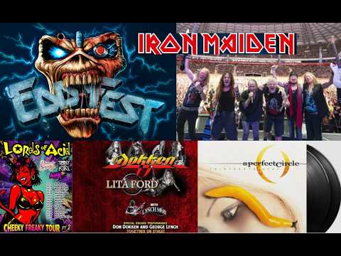 Iron Maiden to film ‘Eddfest‘ - Gojira Magma vinyl - Dokken concert - A Perfect Circle vinyl