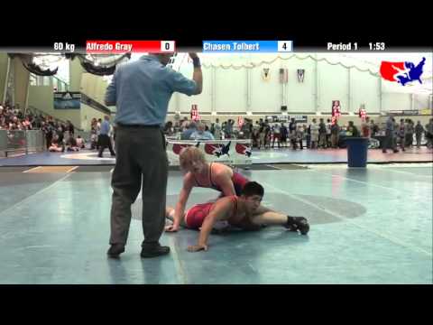 Alfredo Gray vs. Chasen Tolbert at 2013 ASICS University Nationals - FS