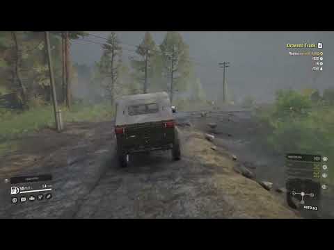 SnowRunner Lost In The Rocks Completion + TUZ 166 (GAZ 69)Test Drive