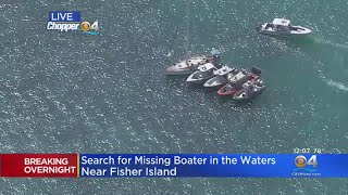 Search For Missing Boater In Waters Off Fisher Island