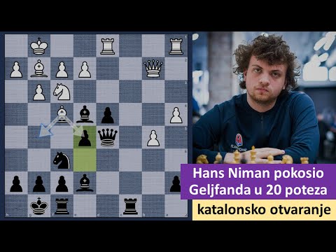 Hans Niman pobedio Geljfanda u 20 poteza - katalonsko otvaranje