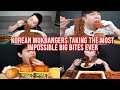 Korean Mukbangers Taking The Most IMPOSSIBLE BIG BITES Ever