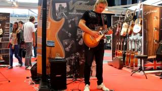 Video thumbnail for Dmitry Andrianov plays on Vintage V100MRTSB on Musikmesse Russia 2014 by Music Land