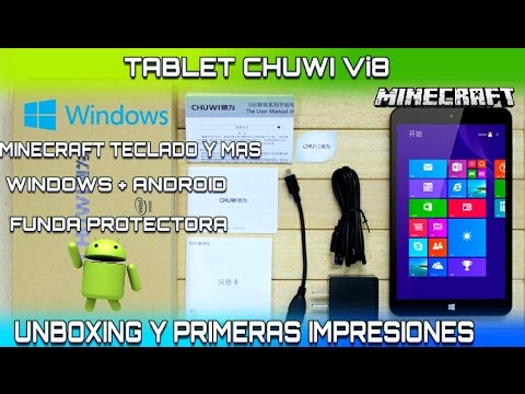 Tablet Chuwi Vi8 - Unboxing - Primeras Impresiones - Tablet con Android y Windows - Gearbest Video