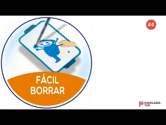 Vídeo relacionado con BIC Velleda Pizarra Blanca Pequeña de Borrado en Seco de Doble Cara con Rotulador Azul y Borrador, 19x26cm, Óptimo para material escolar