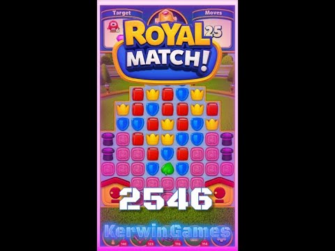 Royal Match Level 2546 - No Boosters Gameplay