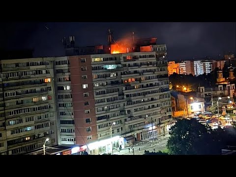 Vecinos de Galati temen nuevos incidentes tras la caída de un dron ruso en un edificio