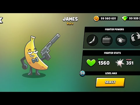 Food Gang New Character James Unlocked and max level upgrade #20 Gameplay