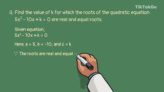 C4.B3.TP2 - Finding unknown constant from nature of zeroes
