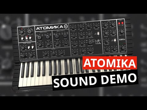 Cherry Audio Atomika Sound Demo (No-Taking) - Polivoks Synthesizer Emulation Plugin