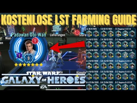 Free Lightspeed Token Farming Guide - What's Worth It? SWGOH German