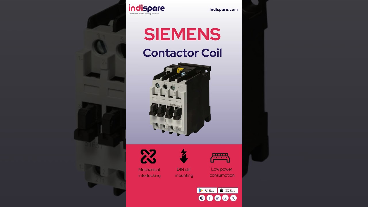 Siemens Contactor Coil #indispare #siemenscontactorcoil #shorts