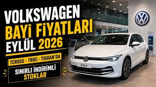 VOLKSWAGEN BAYİ FİYATLARI EYLÜL 2026 #volkswagen #vw #taigo #tcross #g