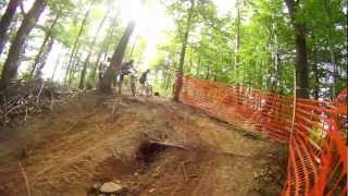 preview picture of video 'Bank 1 Saar MTB Marathon St.Ingbert 2012 Kahlenberg Downhill'