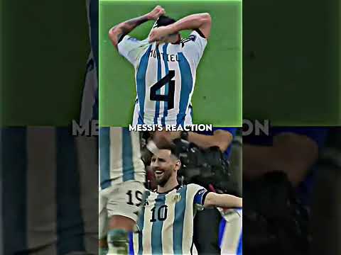 Messi Reaction to winning the world cup🔥⚽#football #worldcup