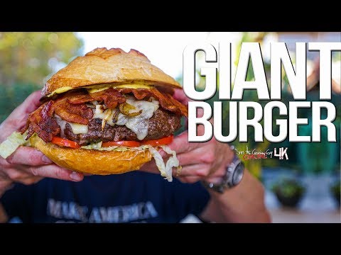 The Best Giant Burger | SAM THE COOKING GUY 4K