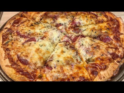 HOMEMADE BEEF SALAMI PIZZA