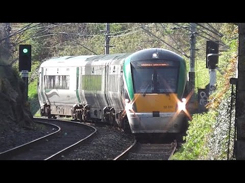 IE 22000 Class DMU Train number 22222 - Sandycove & Glasthule