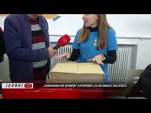 „Caravana de ştiinţe” a poposit la CN Dinicu Golescu ( 22 09 2022 )