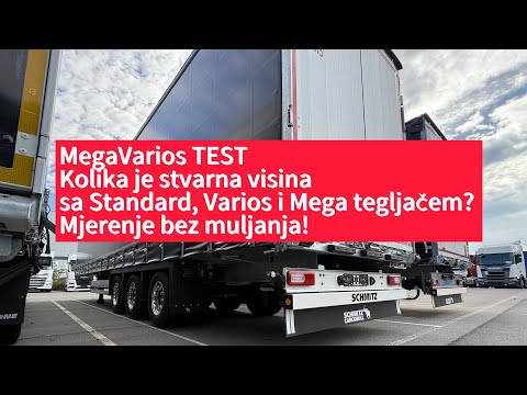 MegaVarios TEST: Kolika je stvarna visina sa Standard, Varios i Mega tegljačem? 