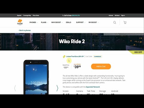 Wiko Ride 2 | Boost Mobile