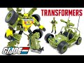 Transformers X G.I. Joe Mash Up BUMBLEBEE A.W.E. Striker Review