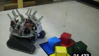 preview picture of video 'ULL 2009 IEEE R5 Competition Robot - Early Course Run'