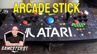 New Atari Arcade Fightstick USB Review - Awesome for Emulation! - Gamester81