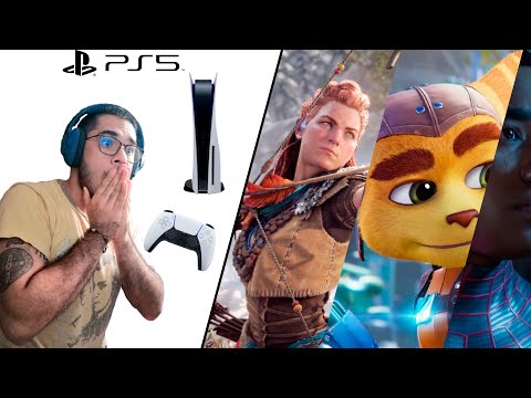 REACCIÓN A LA PLAYSTATION 5 Y SUS NUEVOS JUEGOS  😍❤