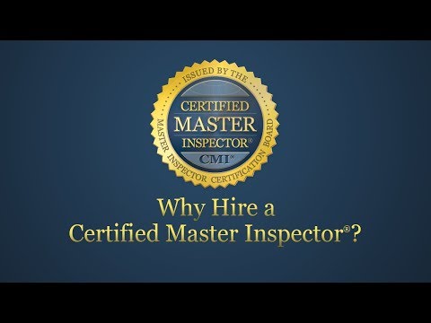 Certified Master Inspector Video