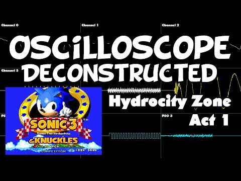 Sonic 3 and Knuckles - Hydrocity Zone Act 1 - Oscilloscope Deconstruction