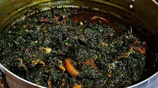I made Afang soup in a different way! I think I love the outcome/ Afang Expert method