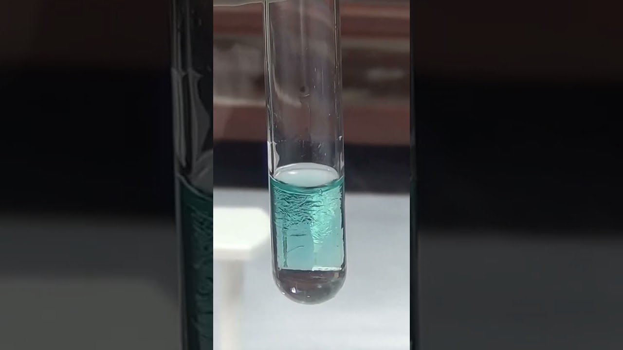 Fehlings Test For Aldehydes #aldehyde #ketones #shorts #laboratorytest #njoyscience #viral #test