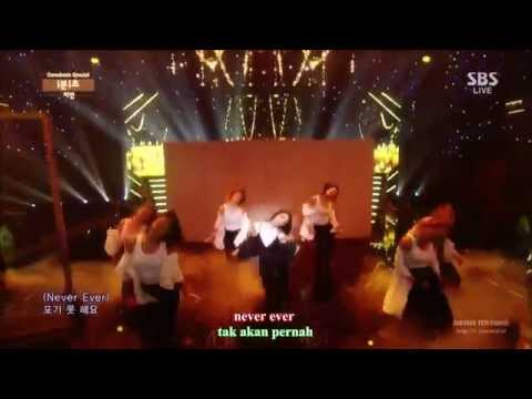 Jiyeon (T-ara) - 1min 1sec / Never Ever [Perf] [Indo Sub] - 2014.05.25