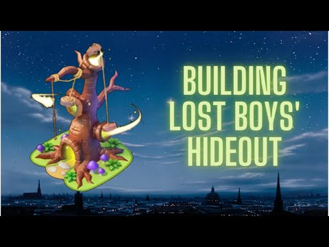 Building the Lost Boys' Hideout| Disney Magic Kingdoms| Magic Megan