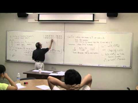 X-Math@LSU Summer 2009, The Twisted Alexander Polynomial, Part VII, Lecture by Dan Silver
