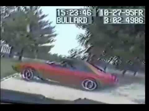 Police Chase and Car Crash - Ford Mustang