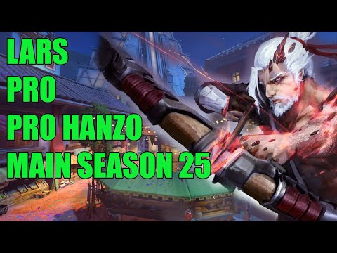 LARS CRAZY HANZO GAMEPLAY - GRAND MASTER OVERWATCH SEASON 25