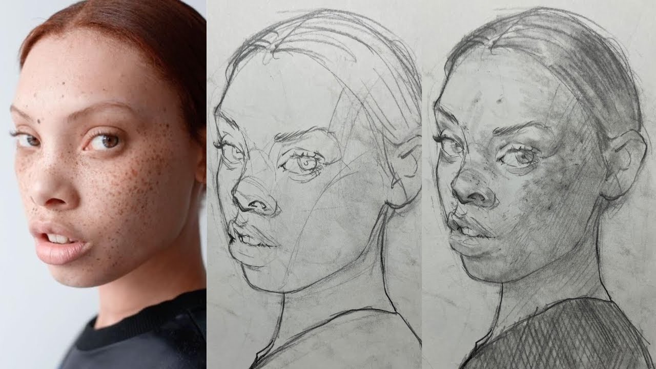 Portrait Study | Draw with me ✍️ #howtodraw #portraitdrawing #portraitart