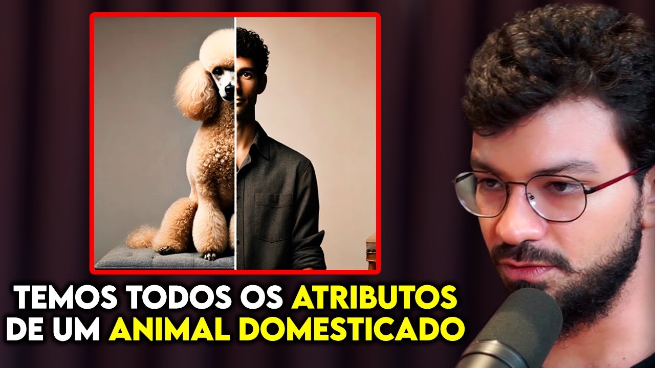 PSICÓLOGO: O SER HUMANO É UM ANIMAL DOMESTICADO | Lutz Podcast