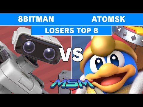 MSM Online 31 - 8Bitman (Rob) Vs. Atomsk (King Dedede) Loser Top 8 - Smash Ultimate