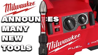 Milwaukee Tool just announced a bunch of new tool releases!