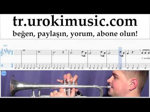 Trompet Nasıl Çalınır OneRepublic - Counting Stars Bölüm#2 Okul Öğretmen Notalar Eğitim Tablatura