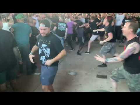 Bleeding Through “Love Lost in a Hail of Gunfire” & “Orange County Blonde and Blue” FurnaceFest 2022