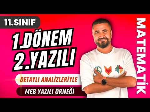 11.SINIF 1.DÖNEM 2.YAZILI SORULARI | Detaylı Analiz | 11.SINIF MATEMATİK | Rehber Matematik