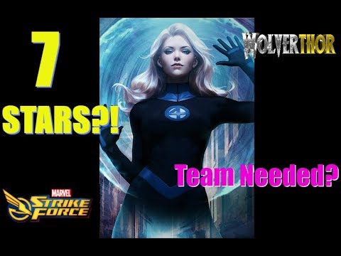 Invisible Woman Unlock 7 Stars? Team Needed??
