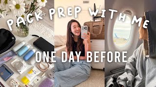 Travel Day Vlog: Pack & Prep with Me + Airport Routine āļø